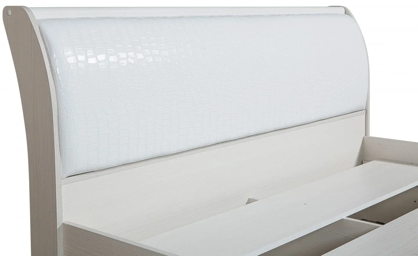 Pat Олмеко Mona 06.297 Woodline Cream/Crocodile White Gloss (cu mec. de ridicare)