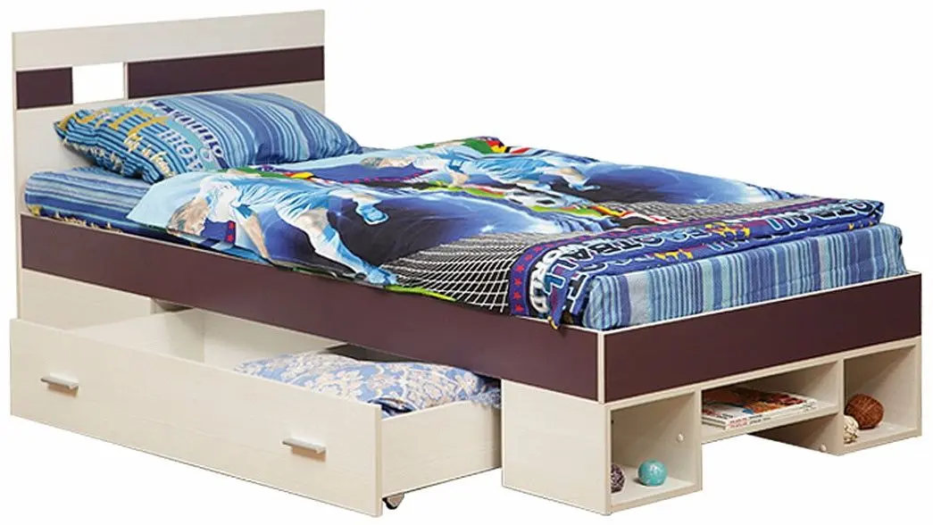 Pat Олмеко Nekst 06.296 90x200 (Woodline Cream/Eggplant) - 6