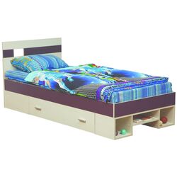 Pat Олмеко Nekst 06.296 90x200 (Woodline Cream/Eggplant)