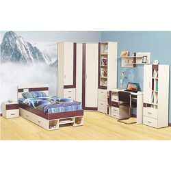 Pat Олмеко Nekst 06.296 90x200 (Woodline Cream/Eggplant) Thumb