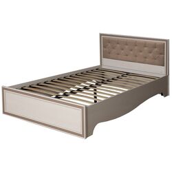 Pat Олмеко Patrisiya-4 baza de lamele 120x200 (Woodline Cream/Arusha Wenge/Coffee with milk)