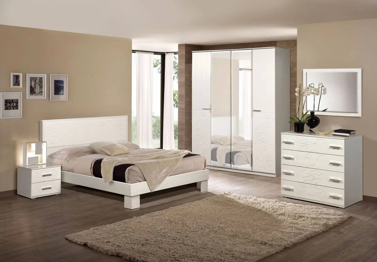 Pat Олмеко Rozaliya 06.15-03 Woodline Cream/Golden Ash (bază lamele) - 2