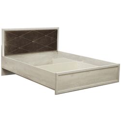 Кровать Олмеко Сохо 32.26-01 Бетон Пайн Белый/Бетон Пайн Патина/Серый (с подъем. мех.) Thumb