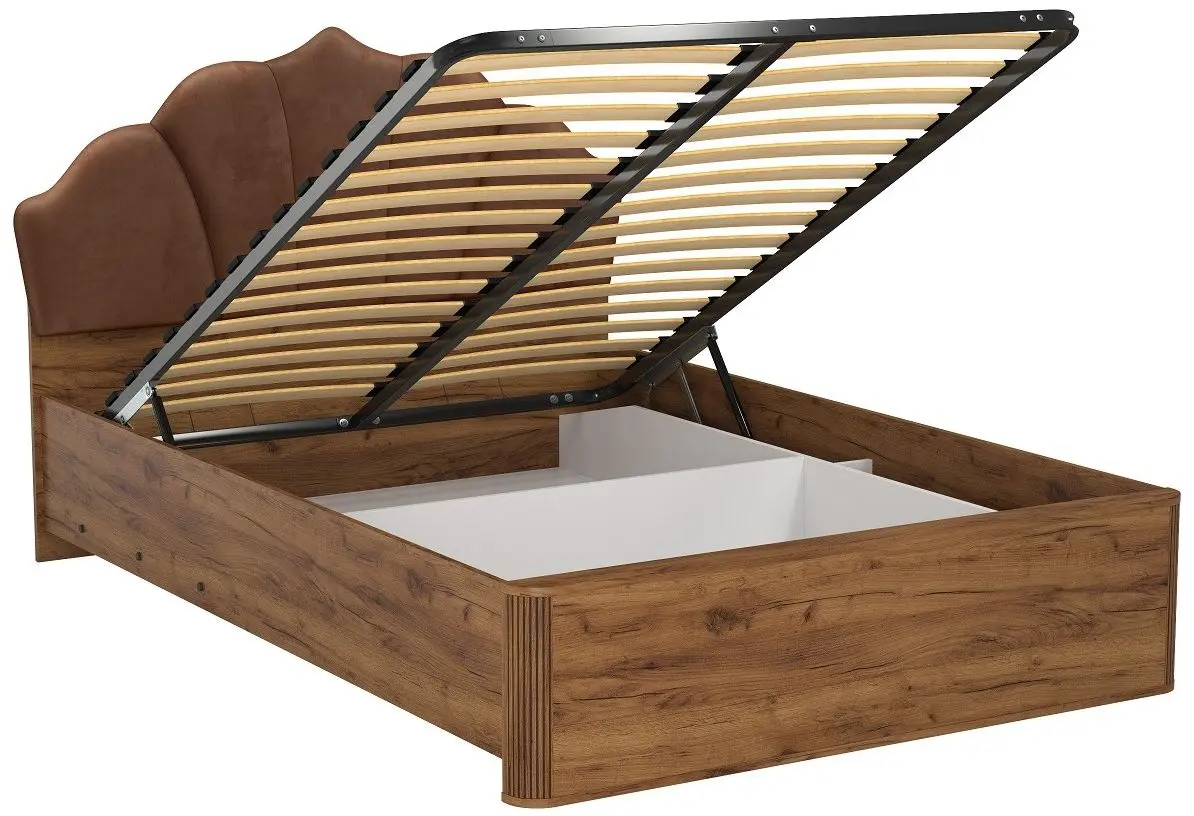 Pat Олмеко Stefani 43.07-01 mecanism de ridicare 160x200 (Taxony/Cinnamon)