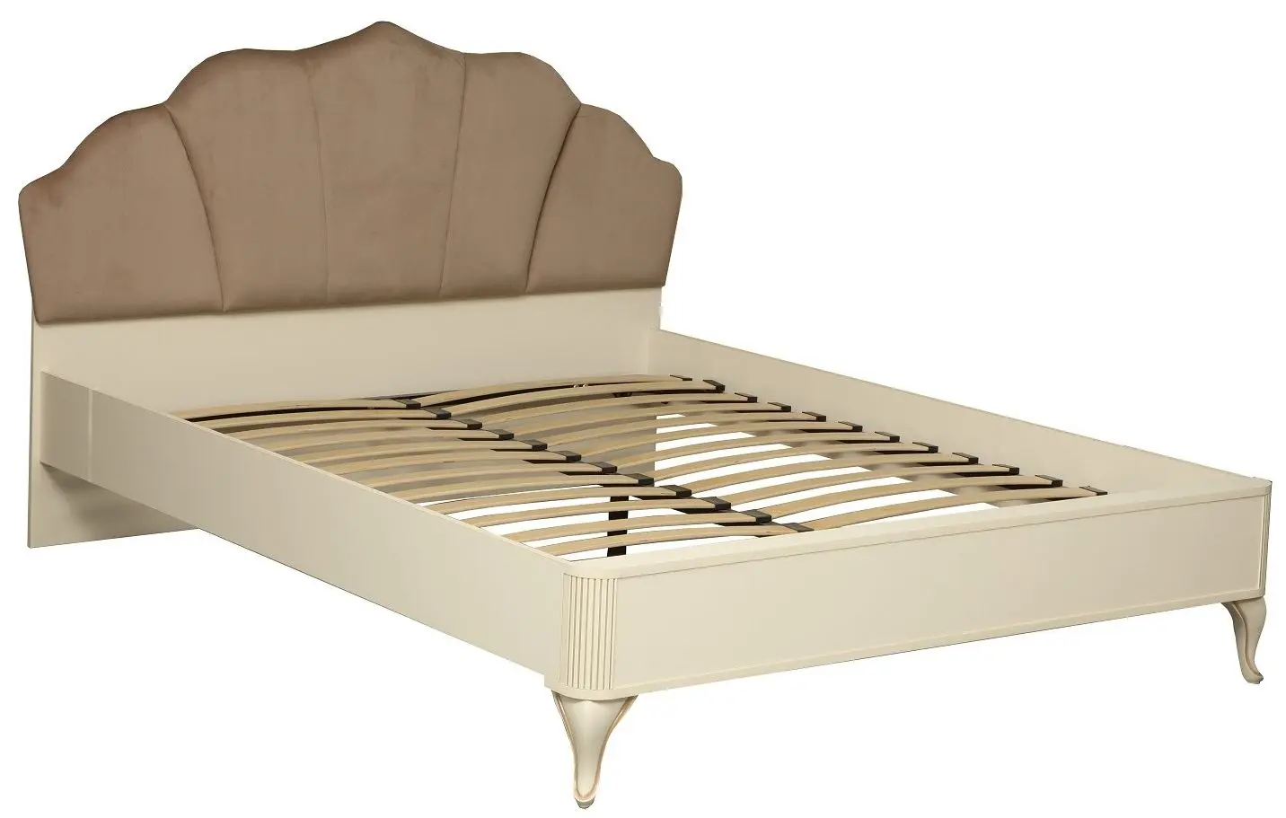 Pat Олмеко Stefani 43.08-02 baza de lamele 160x200 (Beige/Ivory/Cinnamon) - 2