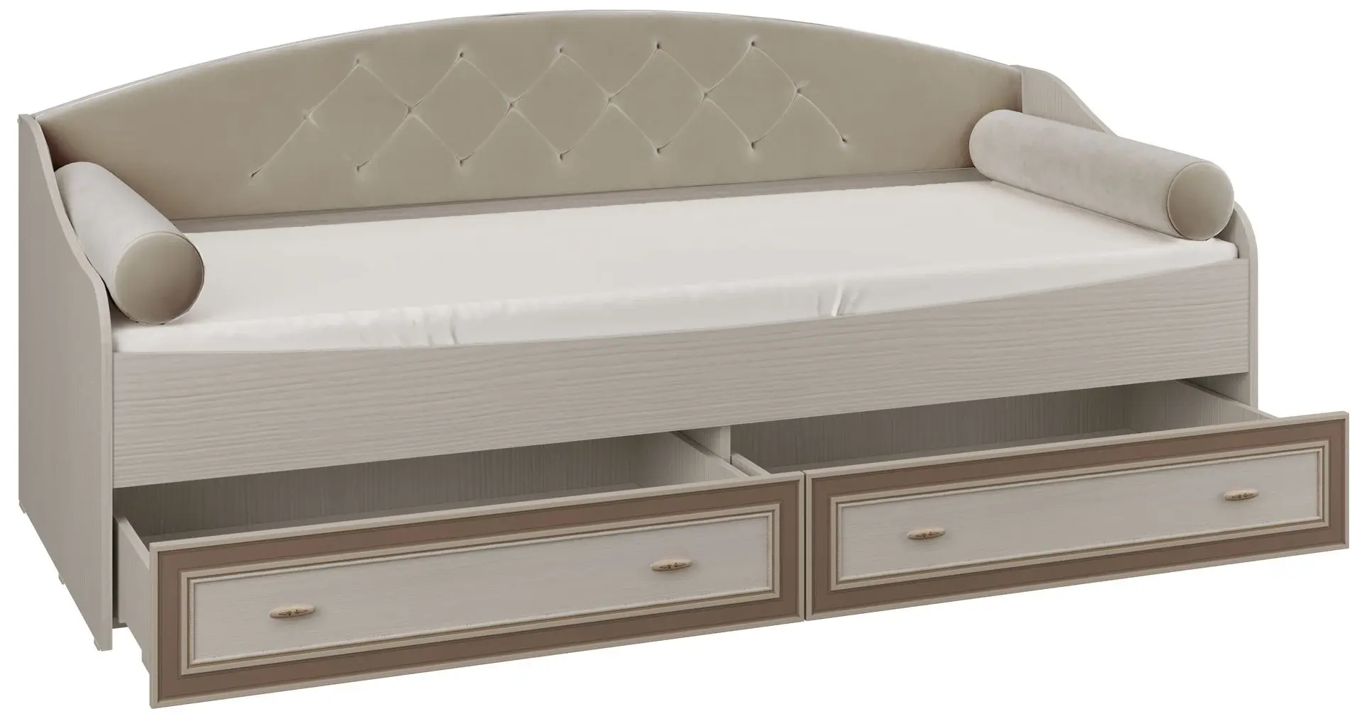 Pat Олмеко Toni-4 80x200 (Woodline Cream/Arusha Wenge/Coffee with milk) - 6