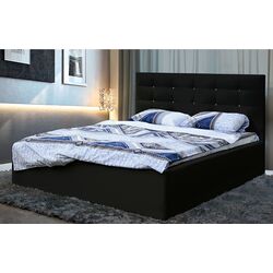 Кровать Олмеко Виктория 160 Черный ( с подъем. мех.) Thumb