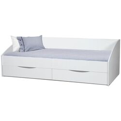 Кровать симметричная Олмеко Фея-3 90х200 (Белый)