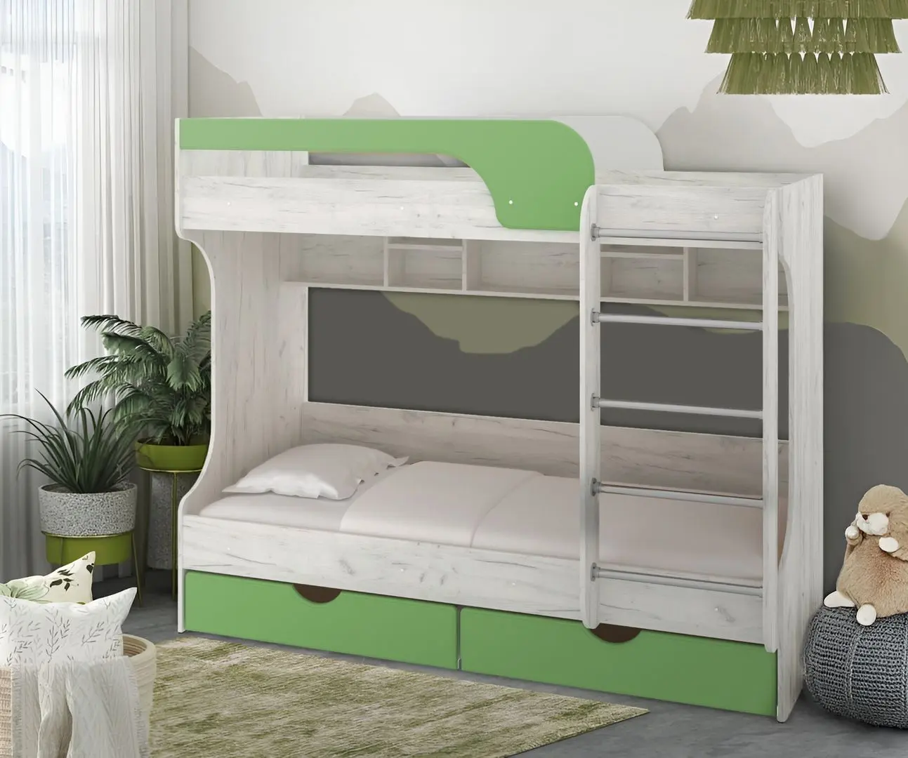 Pat suprapus Пехотин Yunga (Сraft Oak/Pistachio)