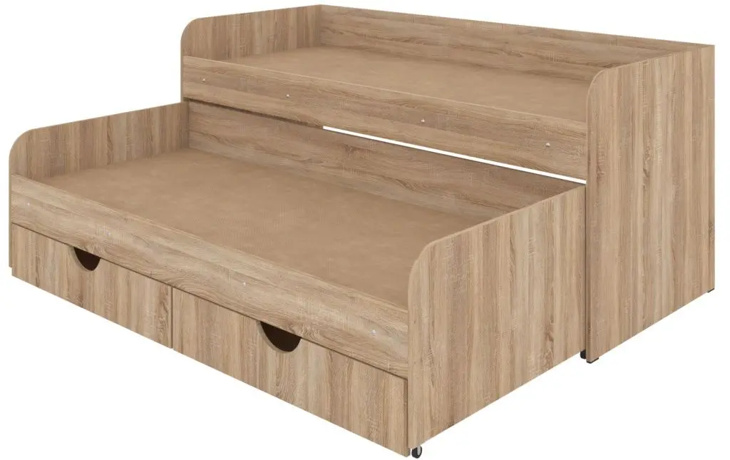 Pat Пехотин Sonya-5 80x190 cu sertare (Sonoma Oak)