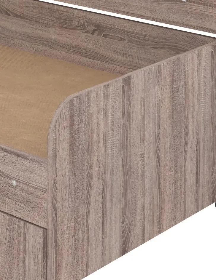 Pat Пехотин Sonya-5 80x190 cu sertare (Truffle)