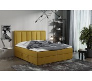 Pat continental Prime Furniture Voxi 160x200 cm Kronos 1 (Yellow)