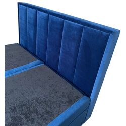 Континентальная кровать Prime Furniture Voxi 160x200 cm Kronos 9 (Blue) Thumb