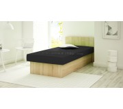 Pat Prime Furniture Berta Bis Suedine 24 (Black/Sonoma Oak)