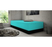 Pat Prime Furniture Kolo 80x200 cm Suedine 24/Suedine 29 (Black/Blue)