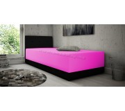 Pat Prime Furniture Kolo Bis 80x200 cm Suedine 24/Suedine 35 (Black/Pink)