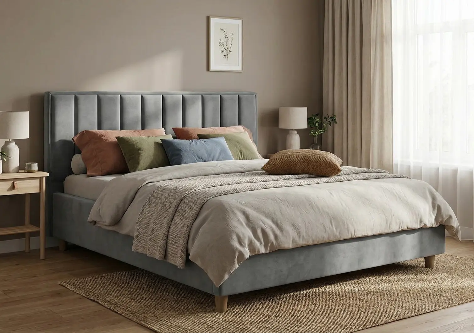 Pat Relaxe Home Monaco mecanism de ridicare 180x200 (Grey)