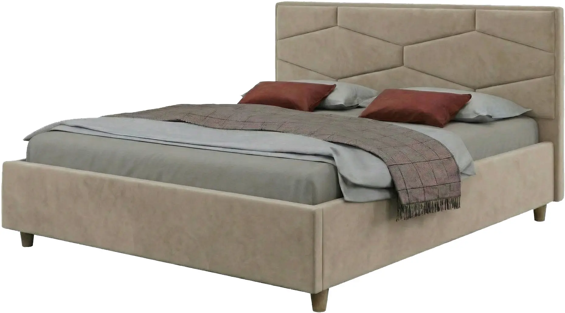 Кровать Relaxe Home Sydney подъемный механизм 180x200 (Beige) - 3
