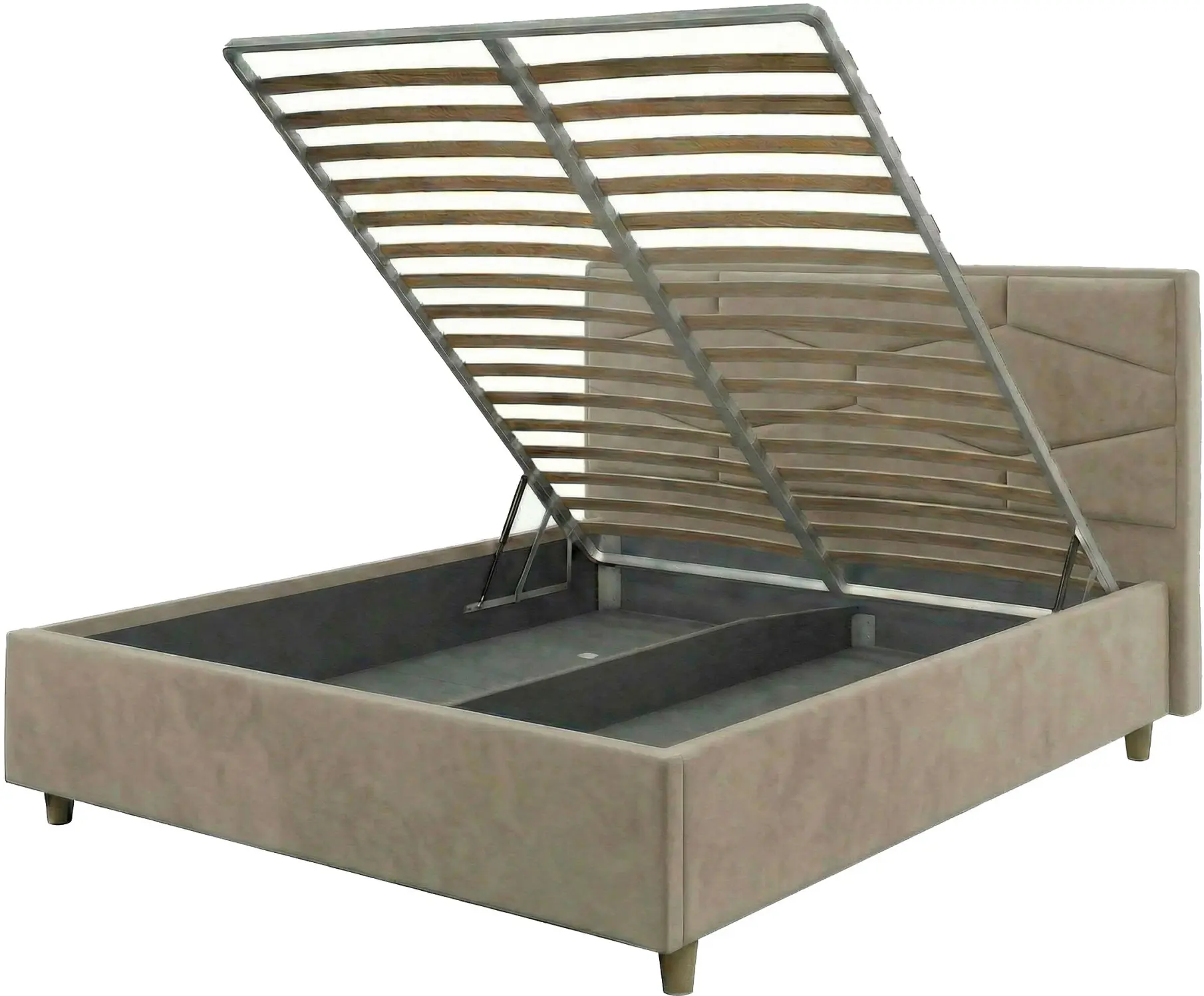 Кровать Relaxe Home Sydney подъемный механизм 180x200 (Beige) - 5