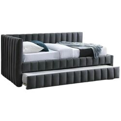 Pat Signal Alfie Velvet 120x200 Bluvel 14 (Grey) Thumb