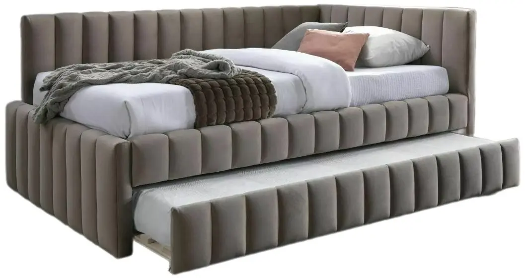 Pat Signal Alfie Velvet 120x200 Bluvel 40 (Dark Beige)