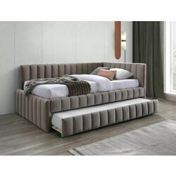 Pat Signal Alfie Velvet 120x200 Bluvel 40 (Dark Beige) Thumb