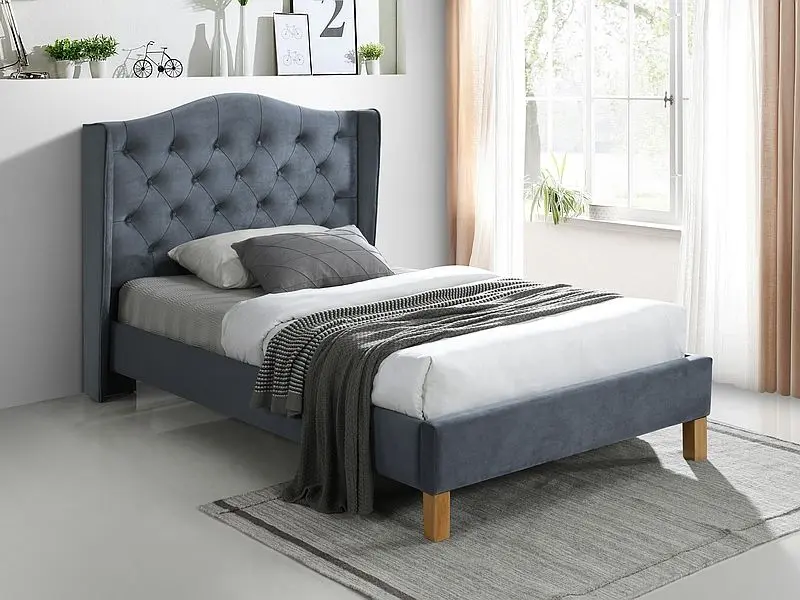 Pat Signal Aspen Velvet 120x200 (Gray/Oak)