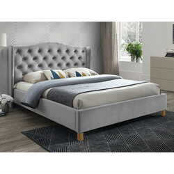 Pat Signal Aspen Velvet 160x200 (Gray Light/Oak) Thumb
