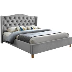 Pat Signal Aspen Velvet 160x200 (Gray Light/Oak)
