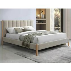 Кровать Signal Belmont Raven 28 160x200 (Dark Beige/Light Walnut)