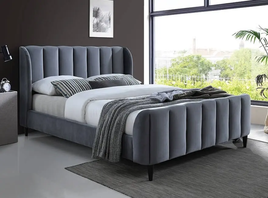 Pat Signal Carina Velvet 160x200 (Gray/Wenge)