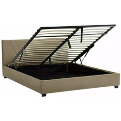 Кровать Signal Columbia Velvet с подъемным механизмом 140x200 Bluvel 28 (Beige) Thumb