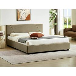 Pat Signal Columbia Velvet cu mecanism de ridicare 140x200 Bluvel 28 (Beige)