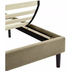 Кровать Signal Columbia Velvet с подъемным механизмом 140x200 Bluvel 28 (Beige) Thumb