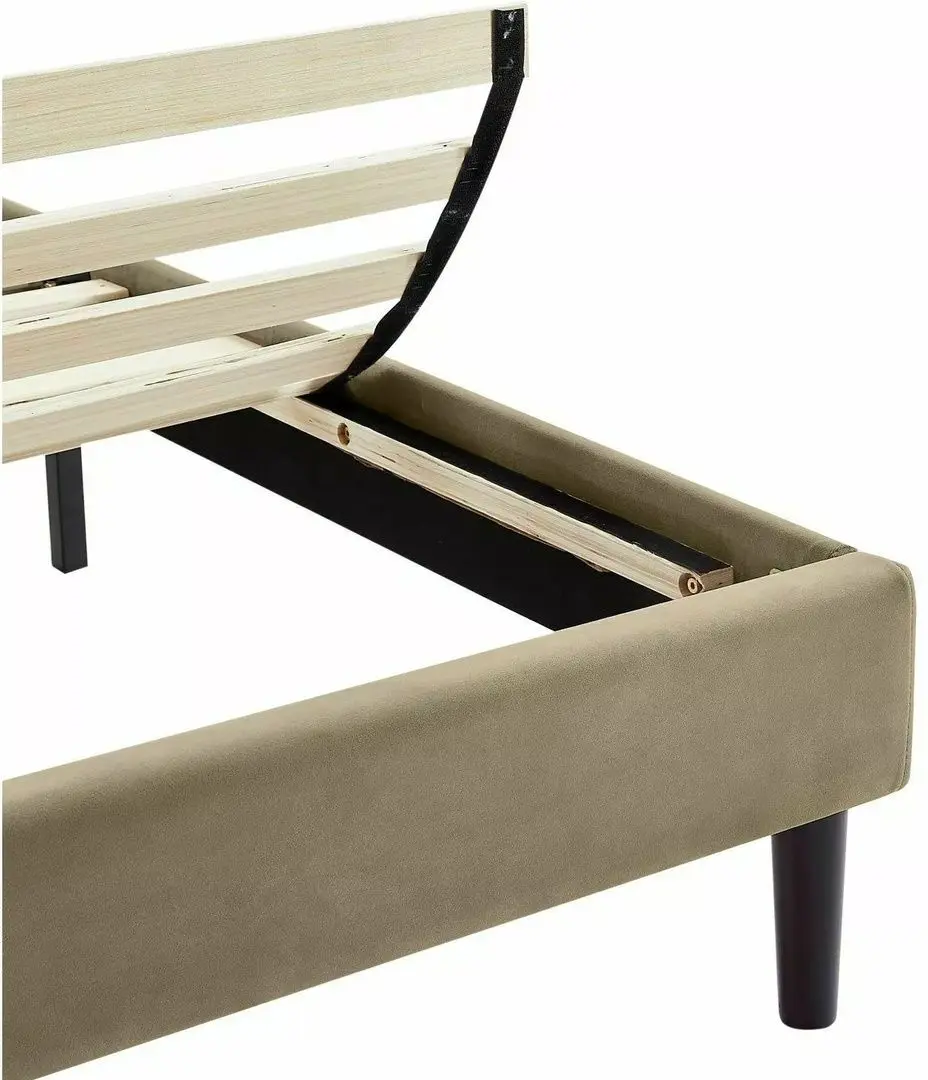 Кровать Signal Columbia Velvet с подъемным механизмом 140x200 Bluvel 28 (Beige)