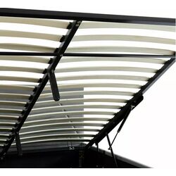 Pat Signal Columbia Velvet cu mecanism de ridicare 140x200 (Grey) Thumb