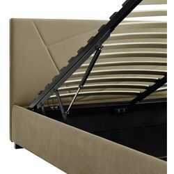 Pat Signal Columbia Velvet cu mecanism de ridicare 160x200 Bluvel 28 (Beige) Thumb