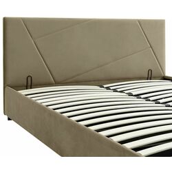 Pat Signal Columbia Velvet cu mecanism de ridicare 160x200 Bluvel 28 (Beige) Thumb