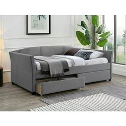 Pat Signal Lanta Velvet 90x200 (Grey)