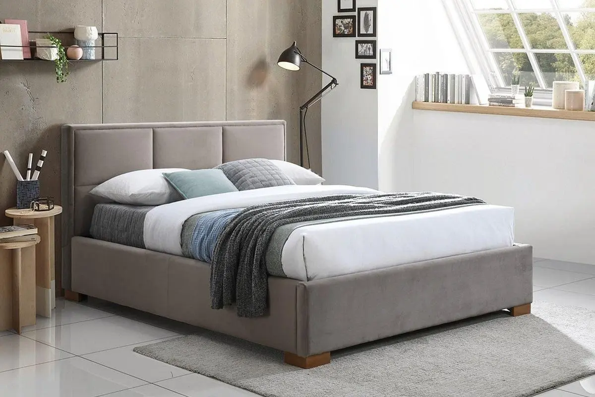 Pat Signal Maison Bluvel 40 cu mecanism de ridicare 160x200 (Dark Beige)