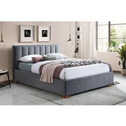Pat Signal Marani Bluvel 14 cu mecanism de ridicare 160x200 (Grey)