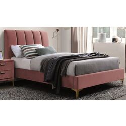 Pat Signal Mirage Velvet 90x200 (Antique Rose/Gold)