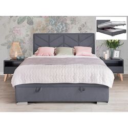 Pat Signal Morena Velvet 160x200 (Gray) Thumb