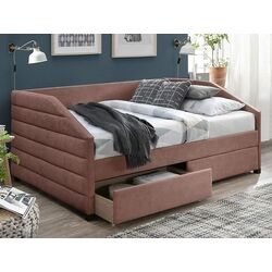 Кровать Signal Nadia Velvet 120x200 (Antique Rose) Thumb