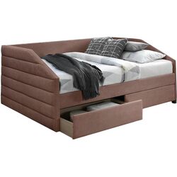 Кровать Signal Nadia Velvet 120x200 (Antique Rose)