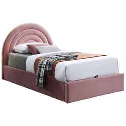 Кровать Signal Polly Velvet 120x200 Bluvel 52 (Antique Pink/Black) Thumb