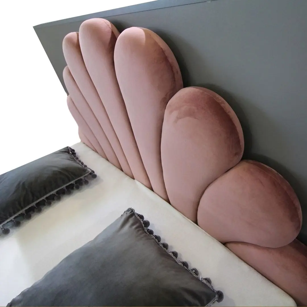 Pat Signal Santana Bluvel 52 160x200 (Antique Pink/Oak)