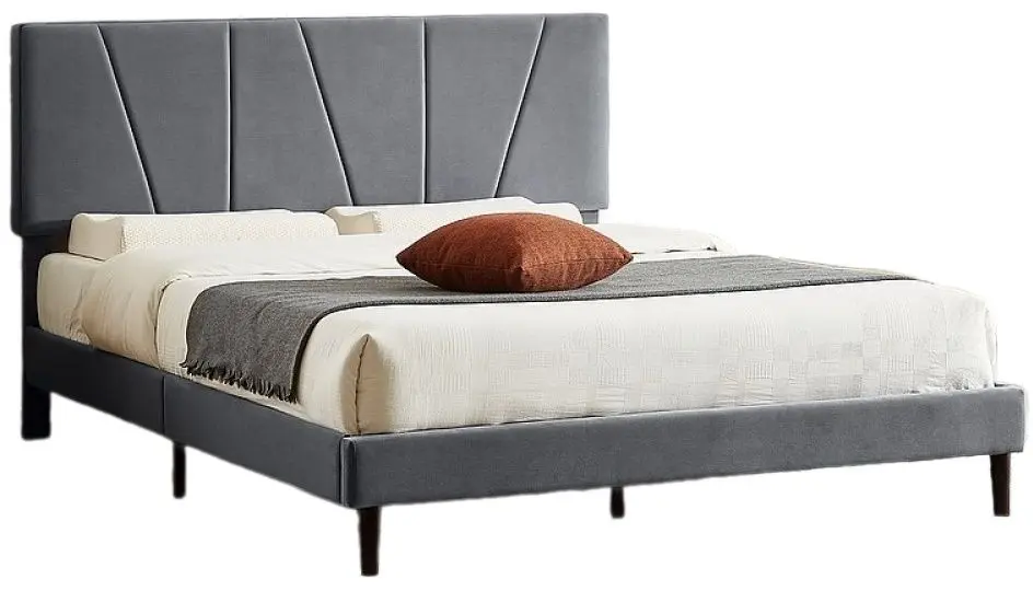 Кровать Signal Savana Velvet 140x200 (Grey) - 2