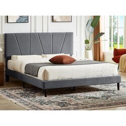 Кровать Signal Savana Velvet 140x200 (Grey)