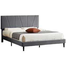 Pat Signal Savana Velvet 160x200 (Grey) Thumb